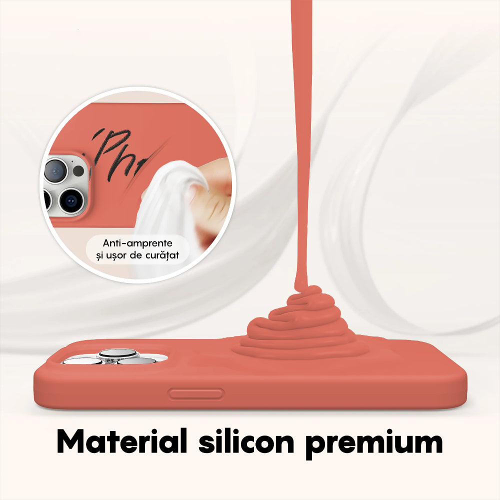 Husa Soft Silicone - iPhone 14 - Flamingo