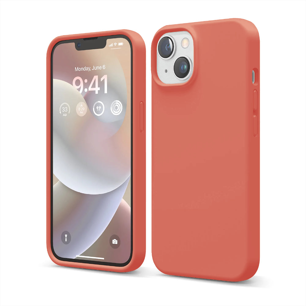 Husa Soft Silicone - iPhone 14 - Flamingo
