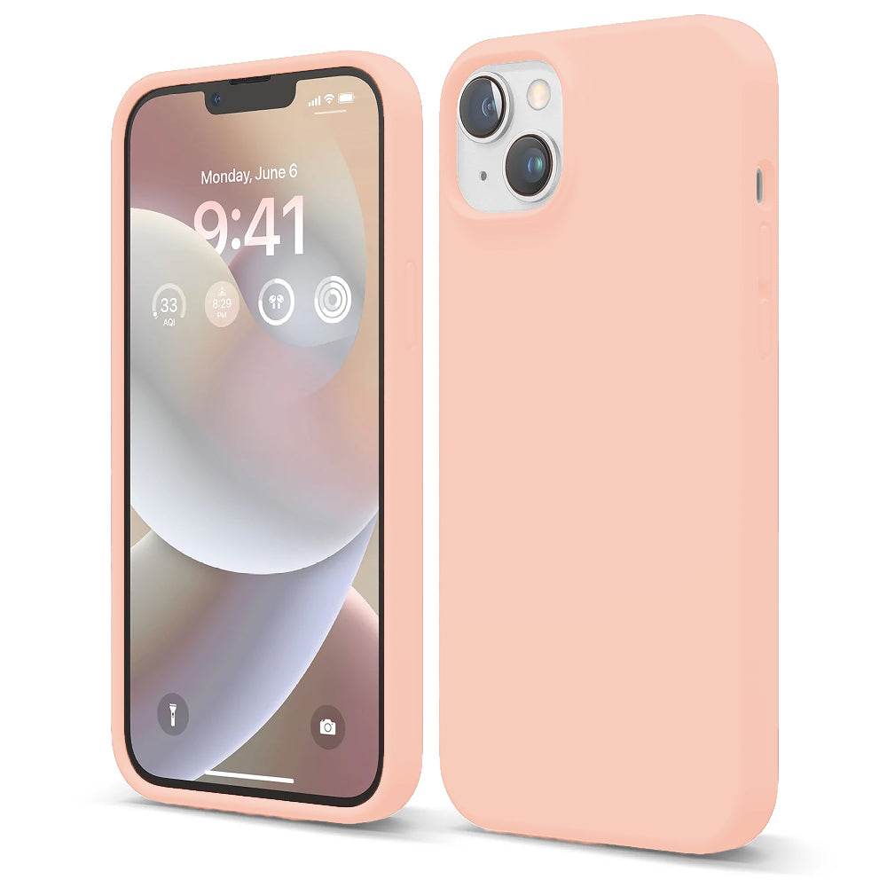 Husa Soft Silicone - iPhone 14 - Pink Sand