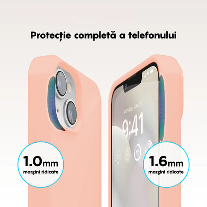 Husa Soft Silicone - iPhone 14 - Pink Sand