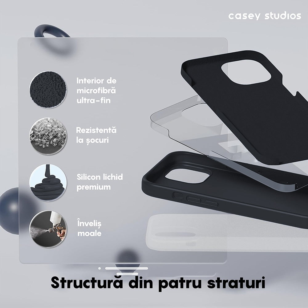 Husa Soft Silicone - iPhone 14 - Midnight Blue