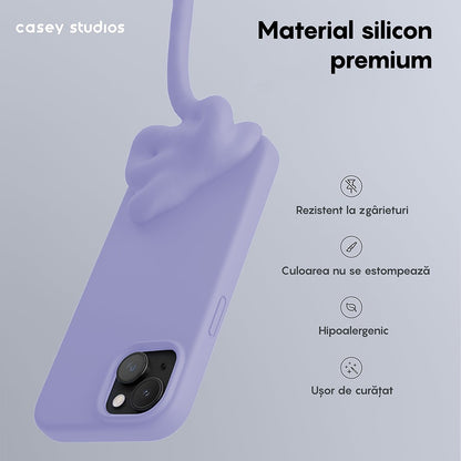 Husa Soft Silicone - iPhone 14 - Light Lilac