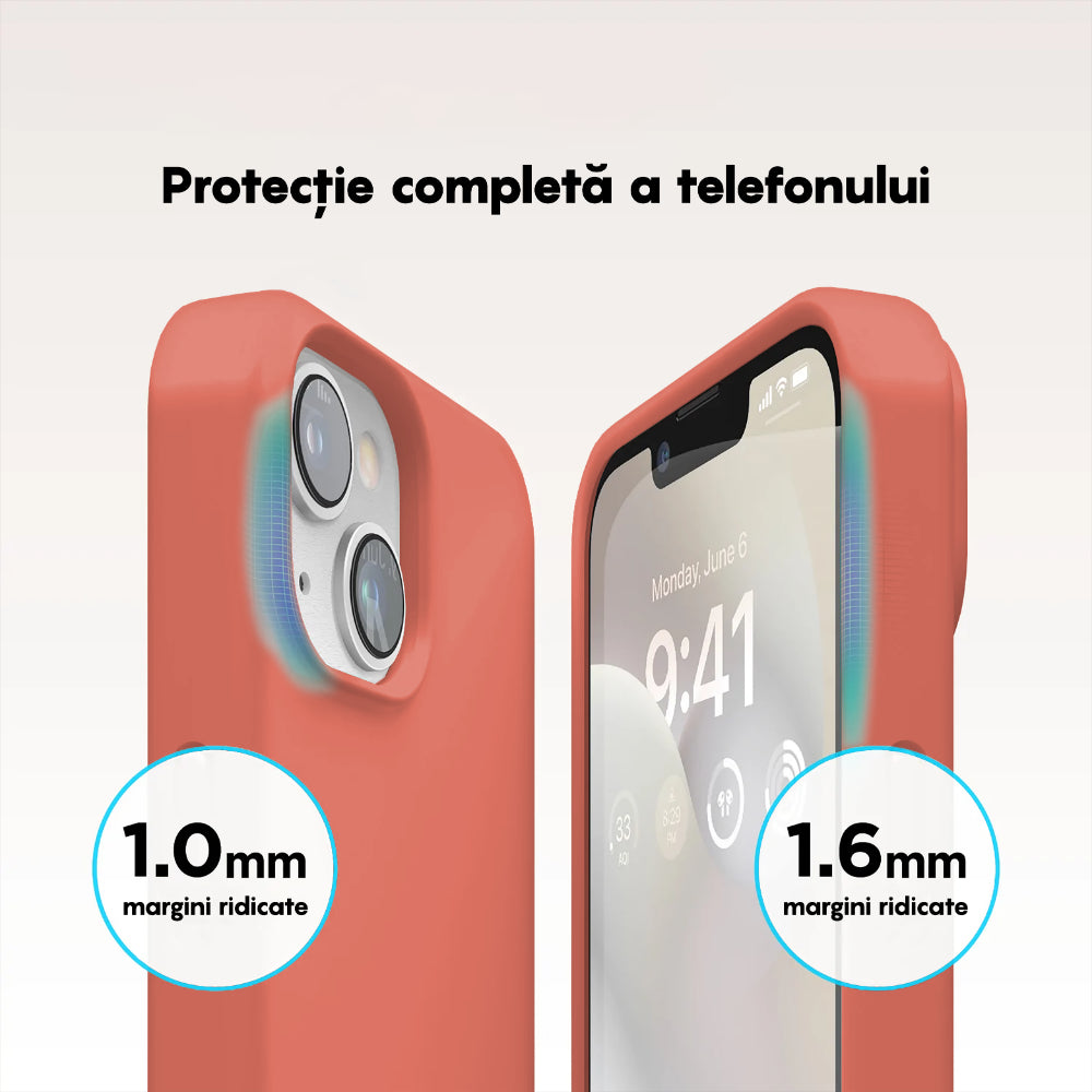 Husa Soft Silicone - iPhone 14 - Flamingo
