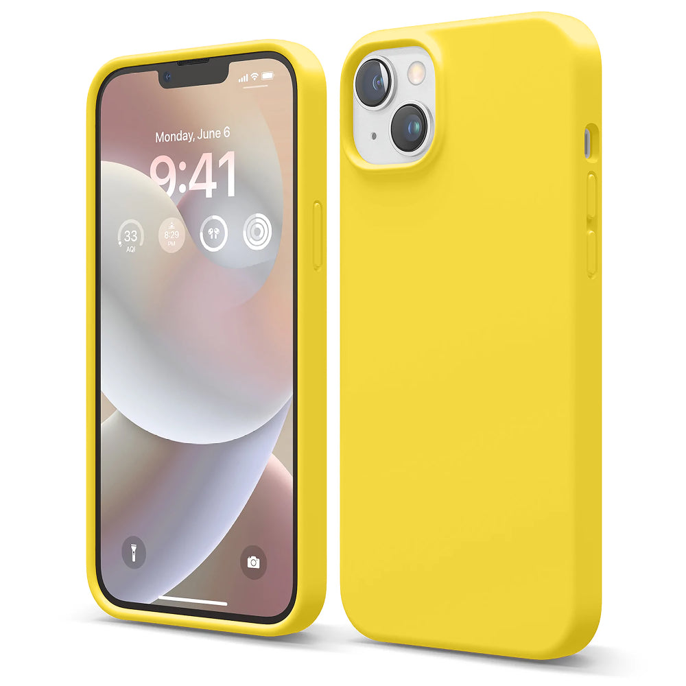 Husa Soft Silicone - iPhone 14 - Yellow