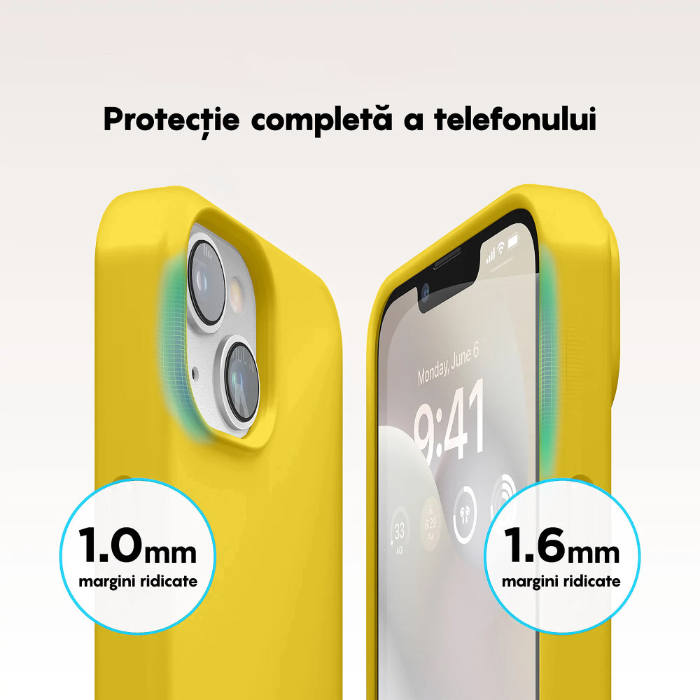 Husa Soft Silicone - iPhone 14 - Yellow