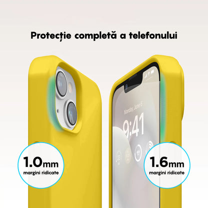 Husa Soft Silicone - iPhone 14 - Yellow