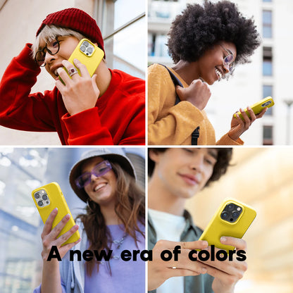 Husa Soft Silicone - iPhone 14 - Yellow