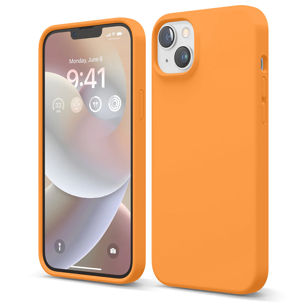 Husa Soft Silicone - iPhone 14 - Nectarine