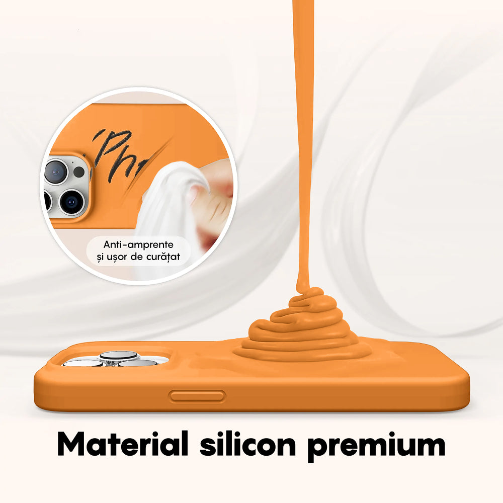 Husa Soft Silicone - iPhone 14 - Nectarine