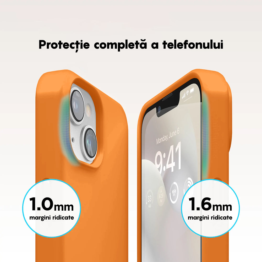 Husa Soft Silicone - iPhone 14 - Nectarine