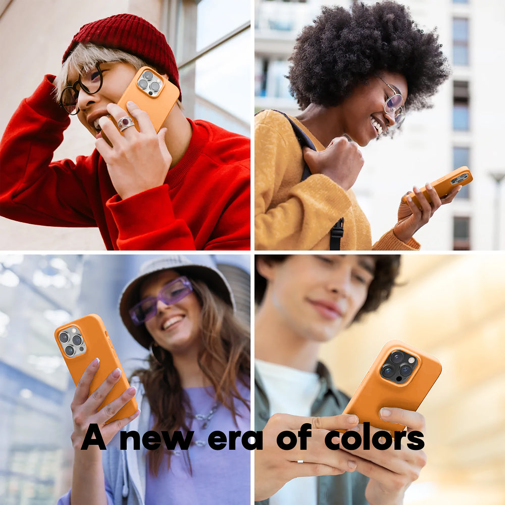 Husa Soft Silicone - iPhone 14 - Nectarine