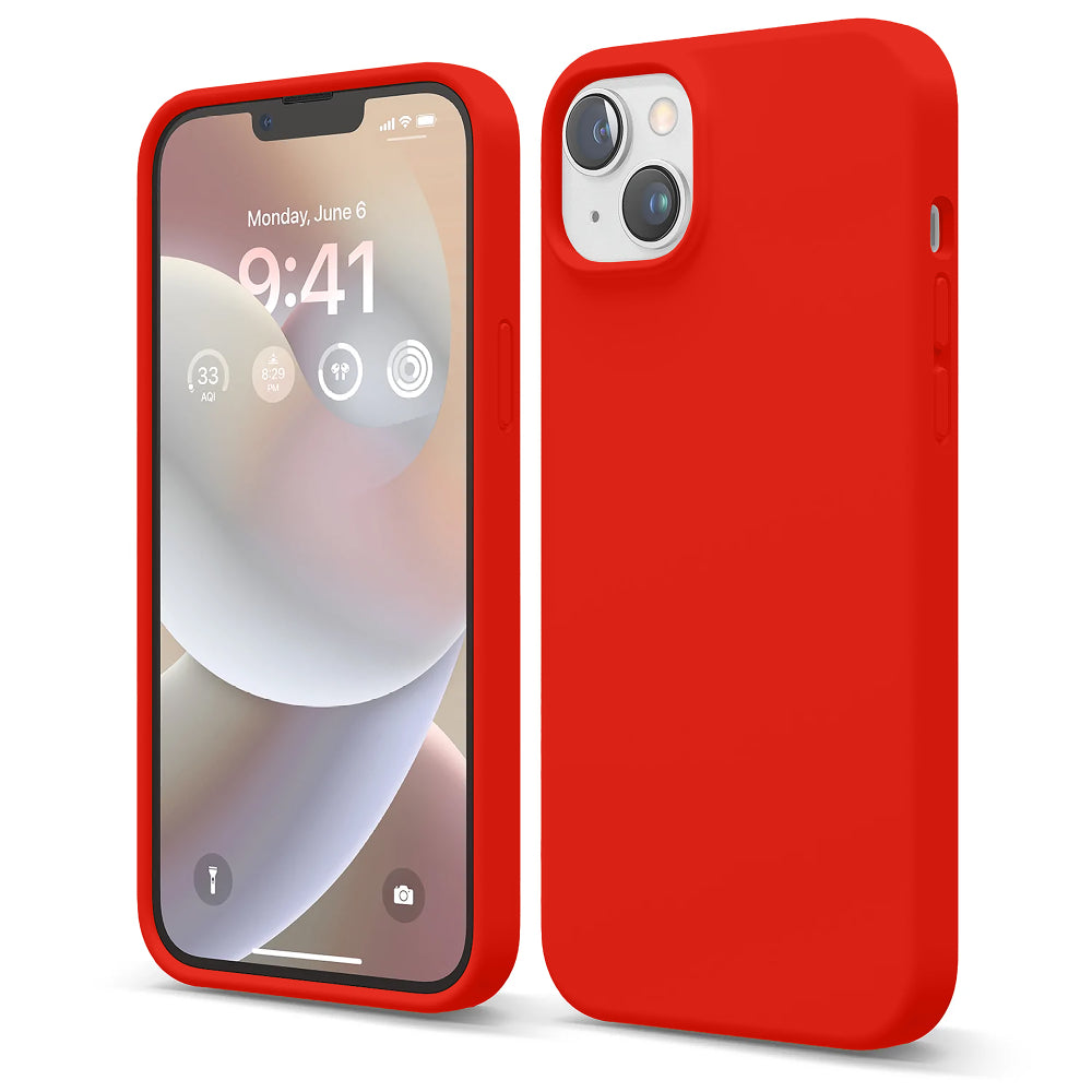 Husa Soft Silicone - iPhone 14 - Rosu