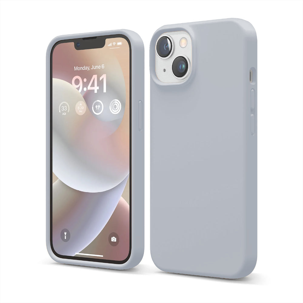 Husa Soft Silicone - iPhone 14 - Light Gray