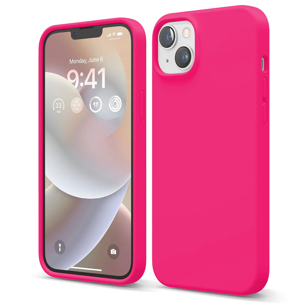 Husa Soft Silicone - iPhone 14 - Fuchsia