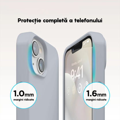 Husa Soft Silicone - iPhone 14 - Light Gray