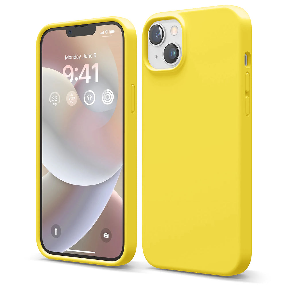 Husa Soft Silicone - iPhone 14 Plus - Yellow