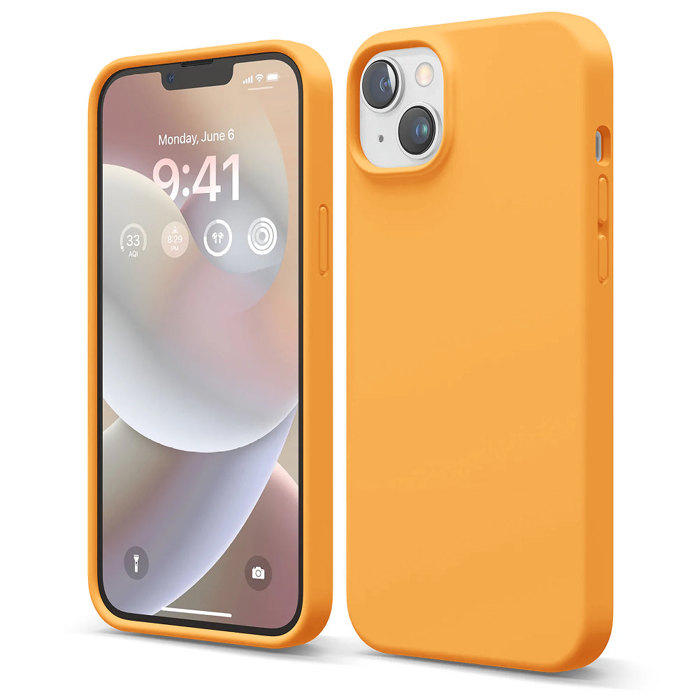 Husa Soft Silicone - iPhone 14 Plus - Nectarine