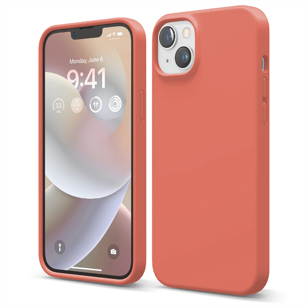 Husa Soft Silicone - iPhone 14 Plus - Flamingo