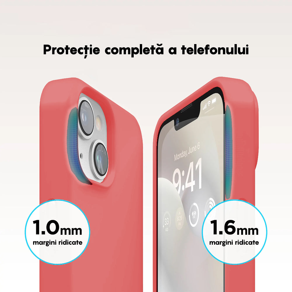 Husa Soft Silicone - iPhone 14 Plus - Roz