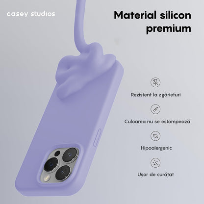 Husa Soft Silicone - iPhone 14 Pro - Light Lilac