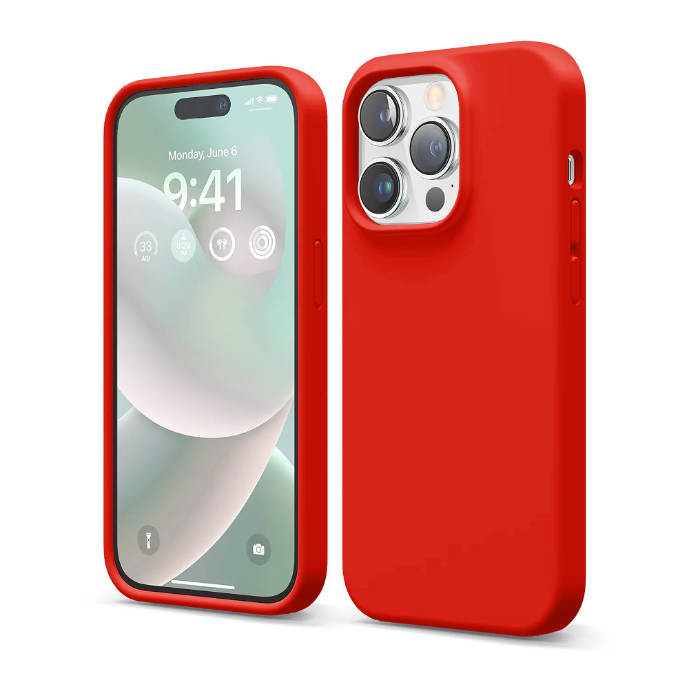 Husa Soft Silicone - iPhone 14 Pro - Red