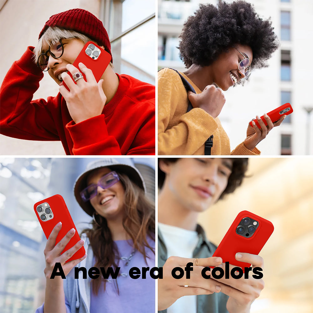 Husa Soft Silicone - iPhone 14 Pro - Red