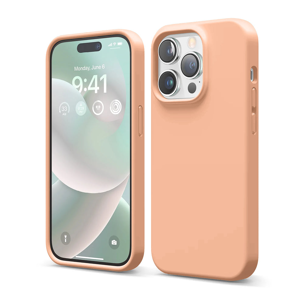 Husa Soft Silicone - iPhone 14 Pro - Pink Sand