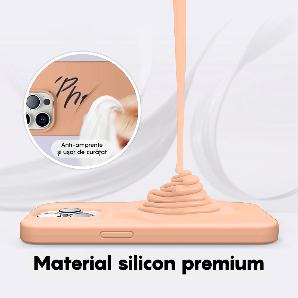 Husa Soft Silicone - iPhone 14 Pro - Pink Sand