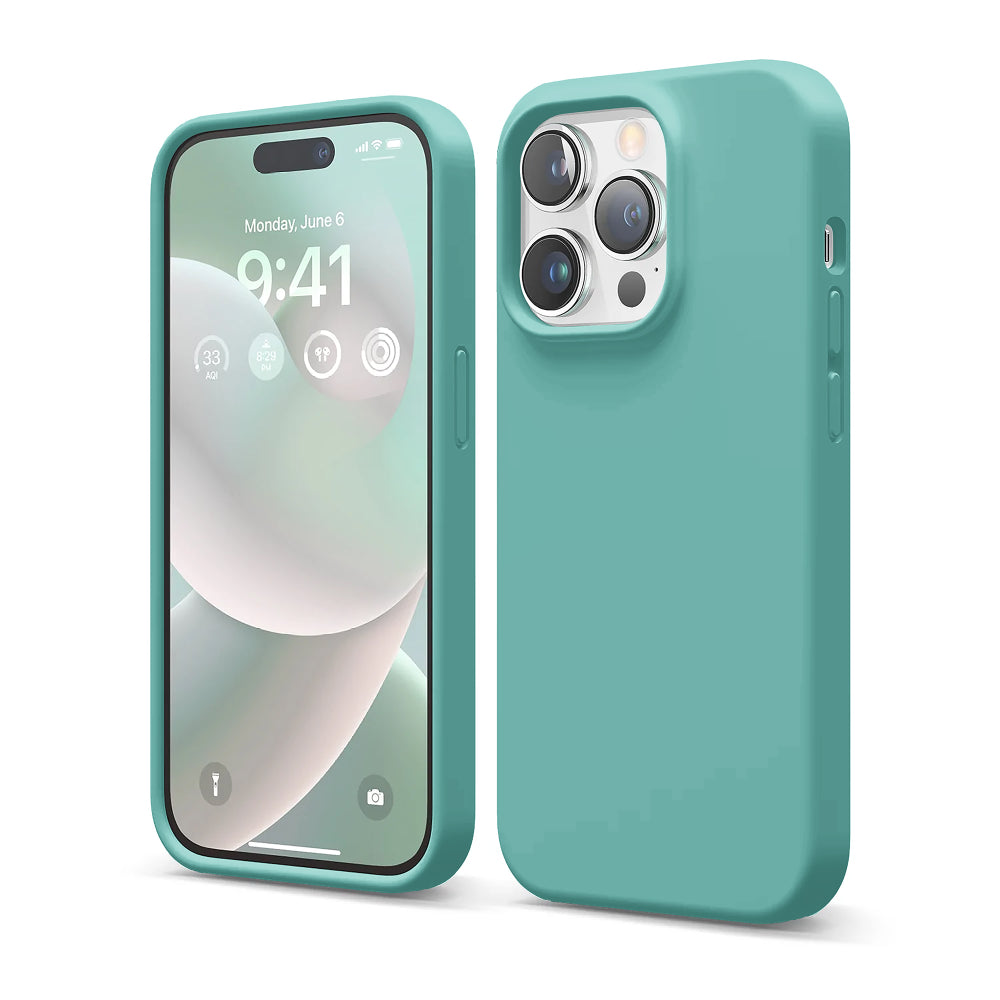 Husa Soft Silicone - iPhone 14 Pro - Turqoise