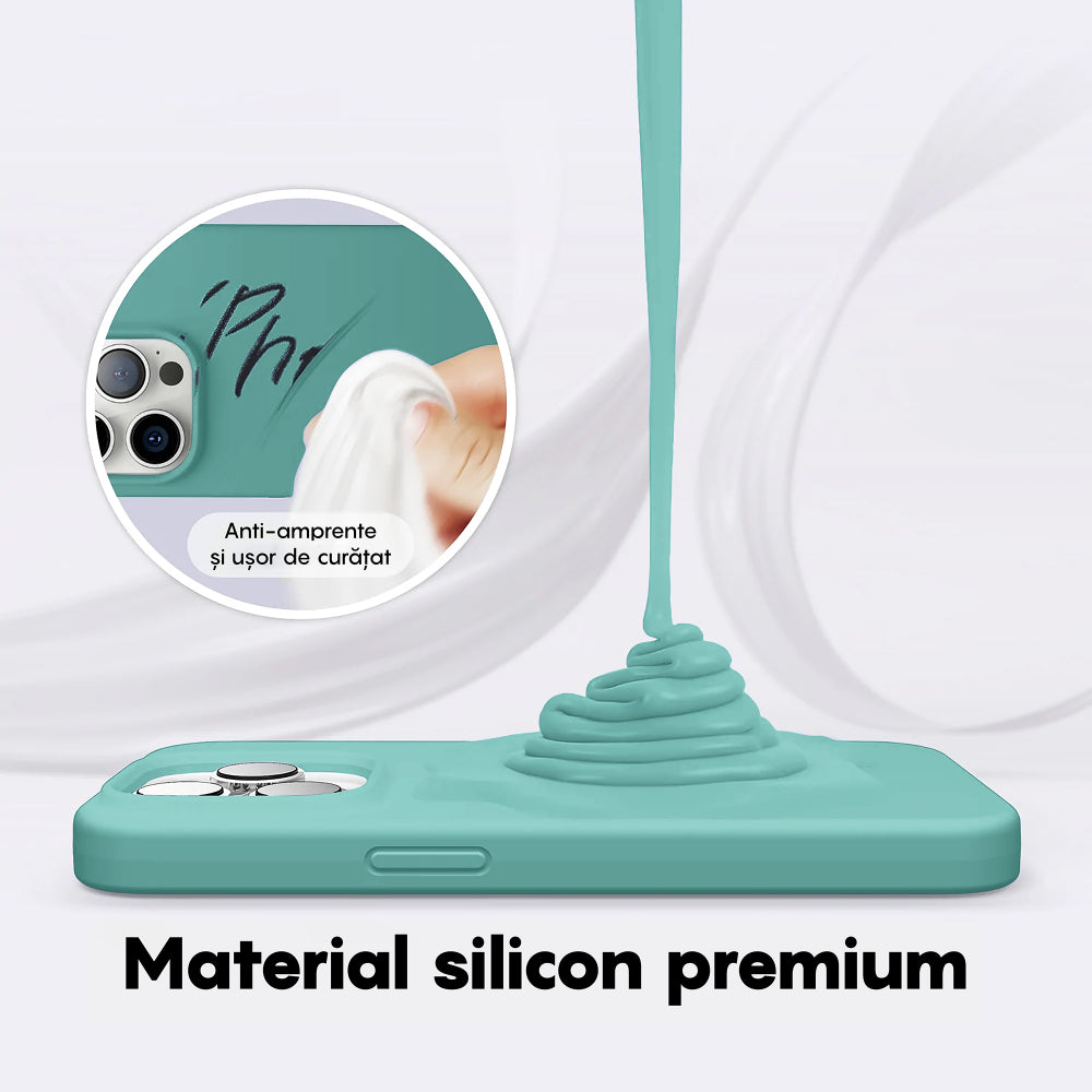 Husa Soft Silicone - iPhone 14 Pro - Turqoise