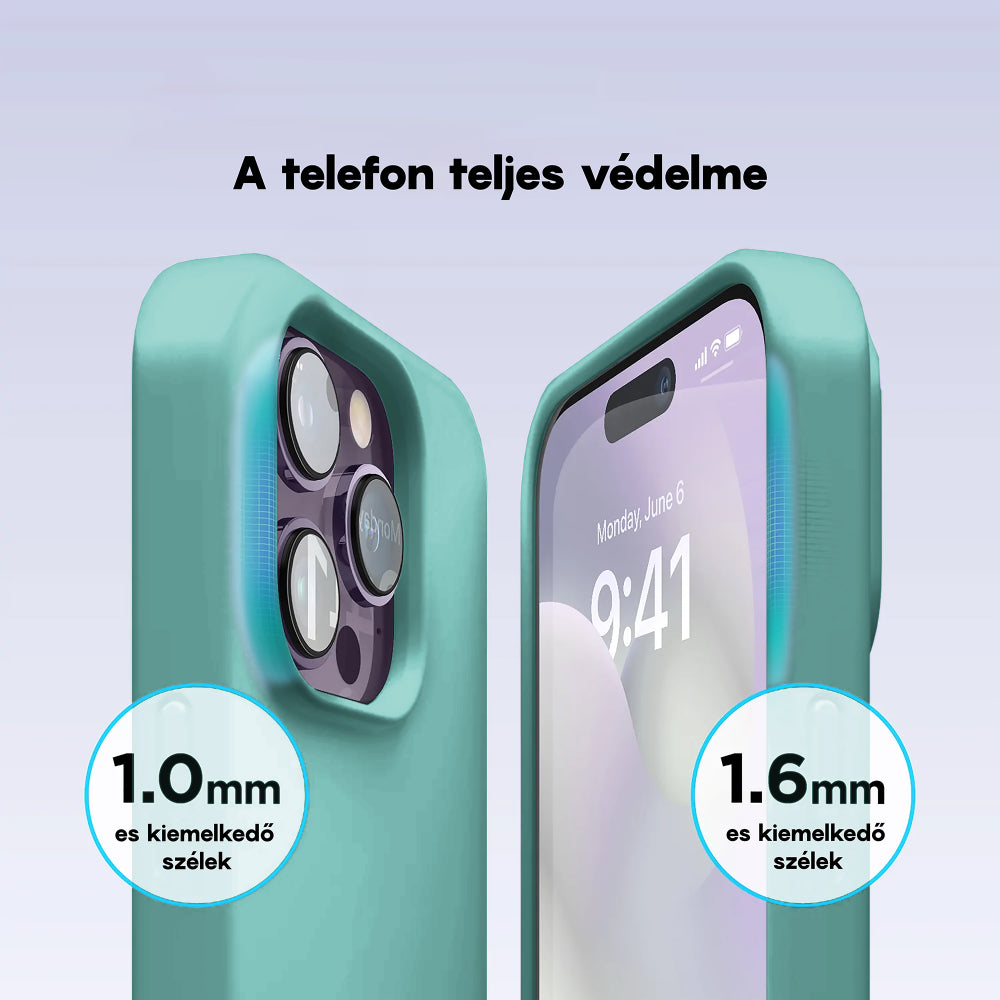 Husa Soft Silicone - iPhone 14 Pro - Turqoise