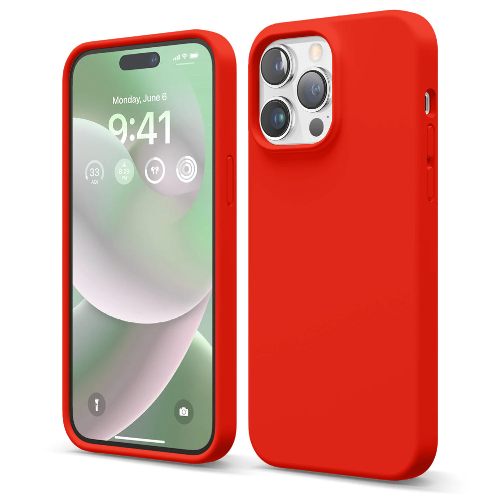 Husa Soft Silicone - iPhone 14 Pro Max - Red