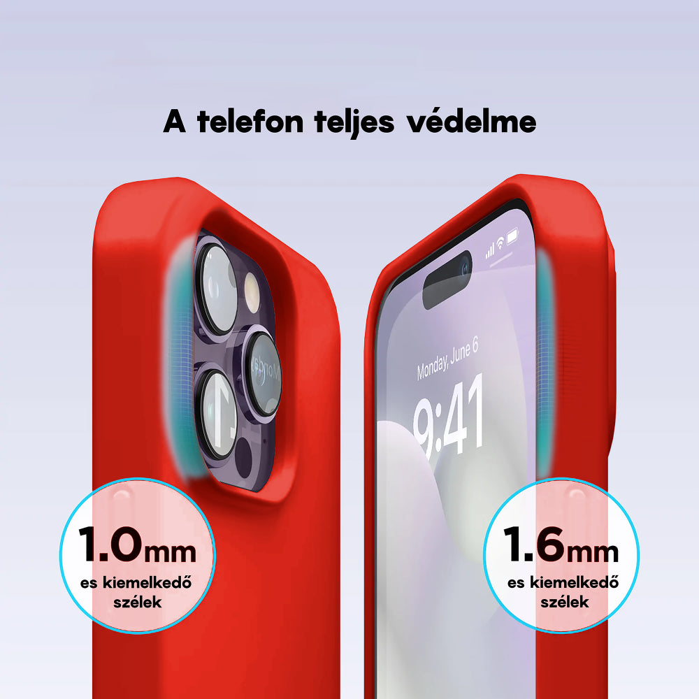 Husa Soft Silicone - iPhone 14 Pro Max - Red