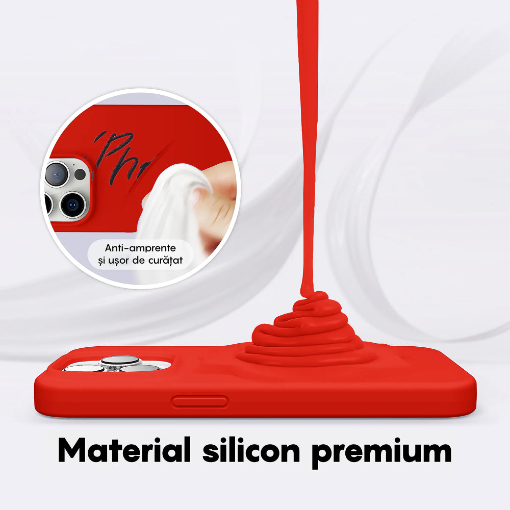 Husa Soft Silicone - iPhone 14 Pro Max - Red