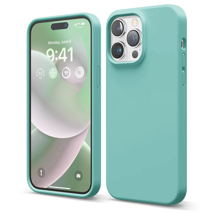 Husa Soft Silicone - iPhone 14 Pro Max - Turqoise