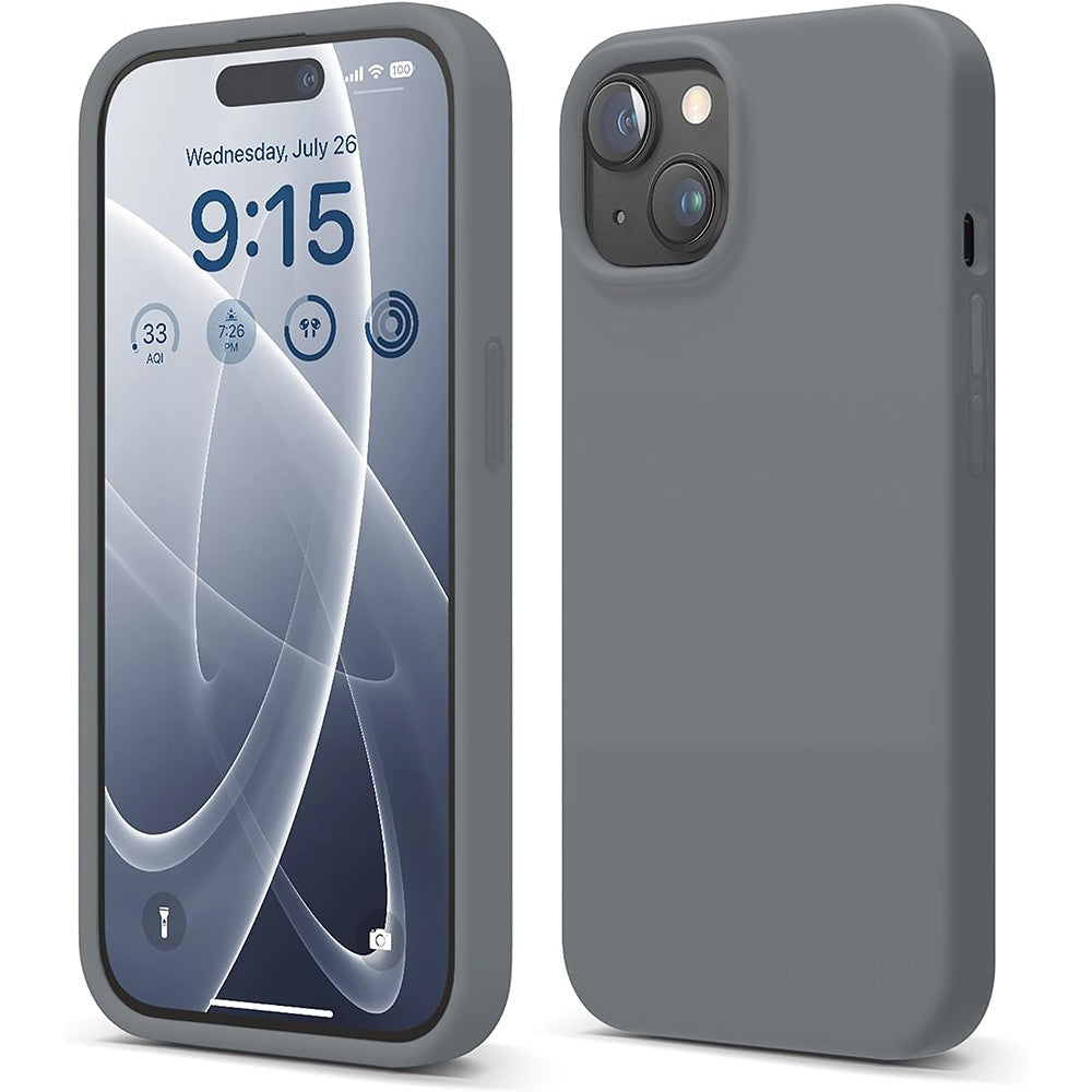 Husa Soft Silicone - iPhone 15 - Dark Grey