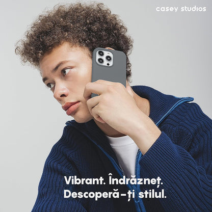 Husa Soft Silicone - iPhone 15 - Dark Grey