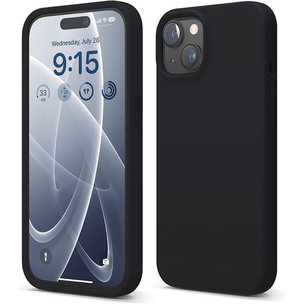 Husa Soft Silicone - iPhone 15 - Negru