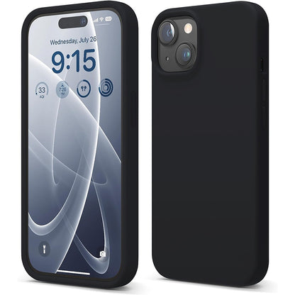 Husa Soft Silicone - iPhone 15 - Negru