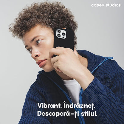 Husa Soft Silicone - iPhone 15 - Negru