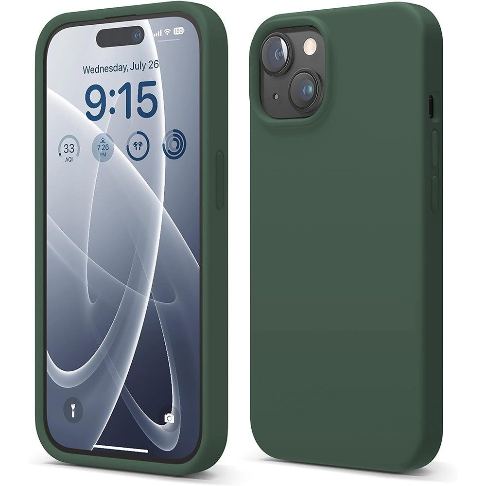 Husa Soft Silicone - iPhone 15 - Webster Green