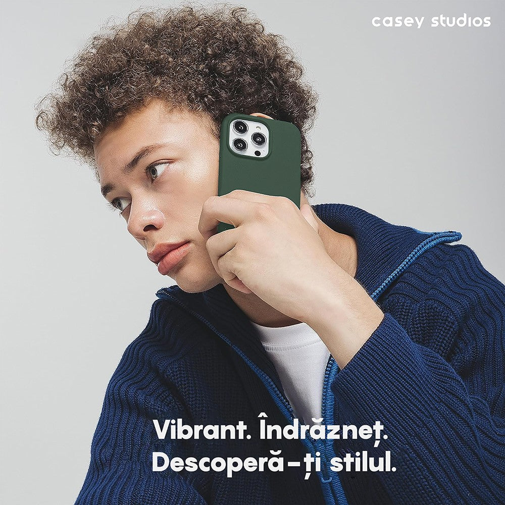 Husa Soft Silicone - iPhone 15 - Webster Green