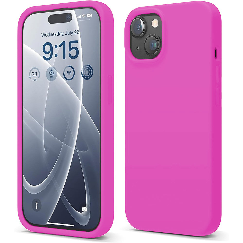 Husa Soft Silicone - iPhone 15 - Fuchsia