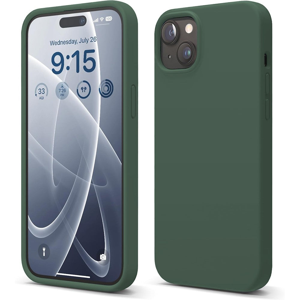 Husa Soft Silicone - iPhone 15 Plus - Webster Green