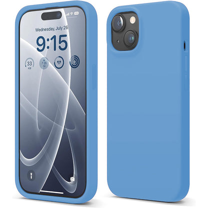 Husa Soft Silicone - iPhone 15 Plus - Cadet Blue