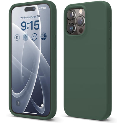 Husa Soft Silicone - iPhone 15 Pro - Webster Green