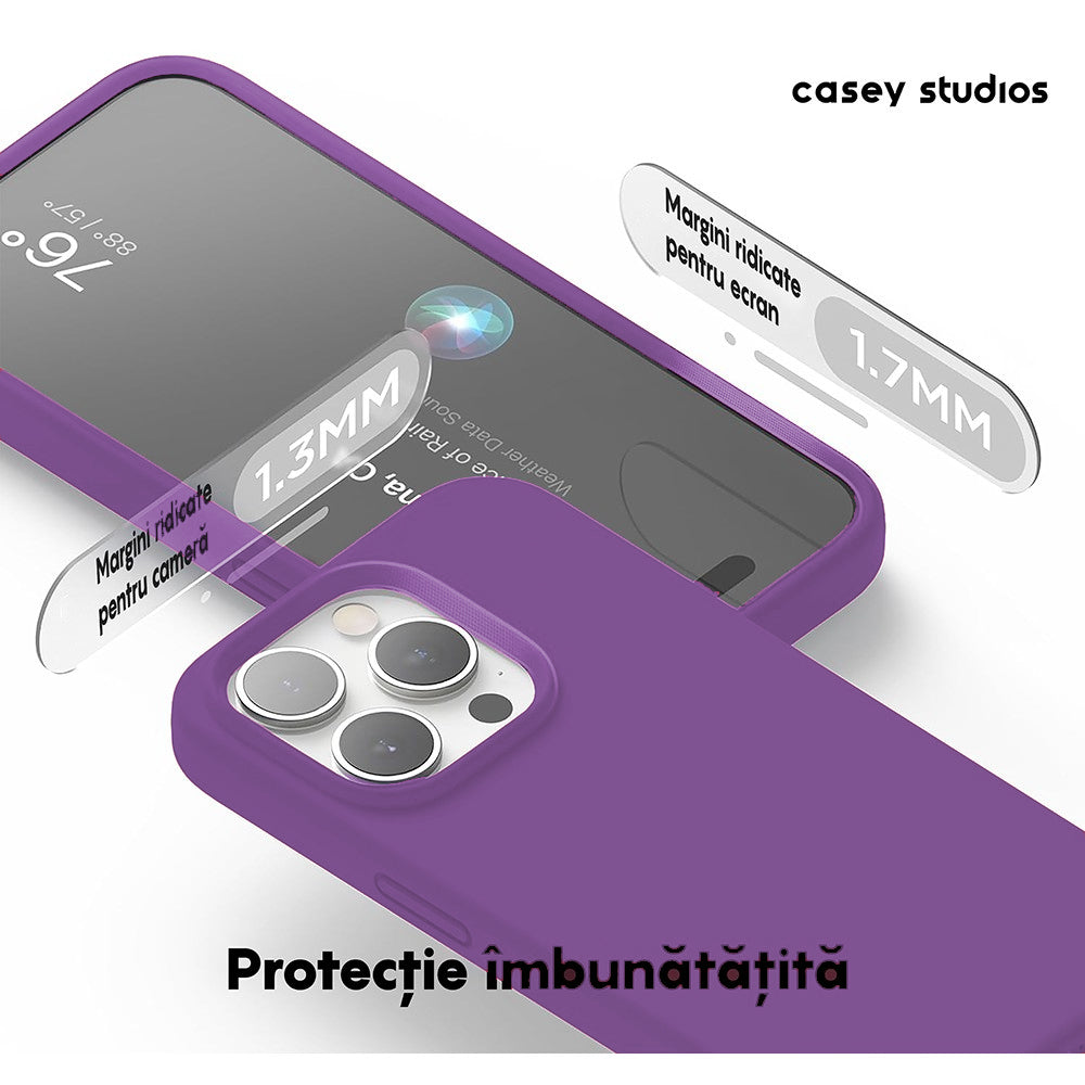 Husa Soft Silicone - iPhone 15 Pro - Light Purple