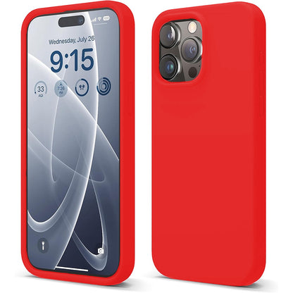 Husa Soft Silicone - iPhone 15 Pro - Rosu
