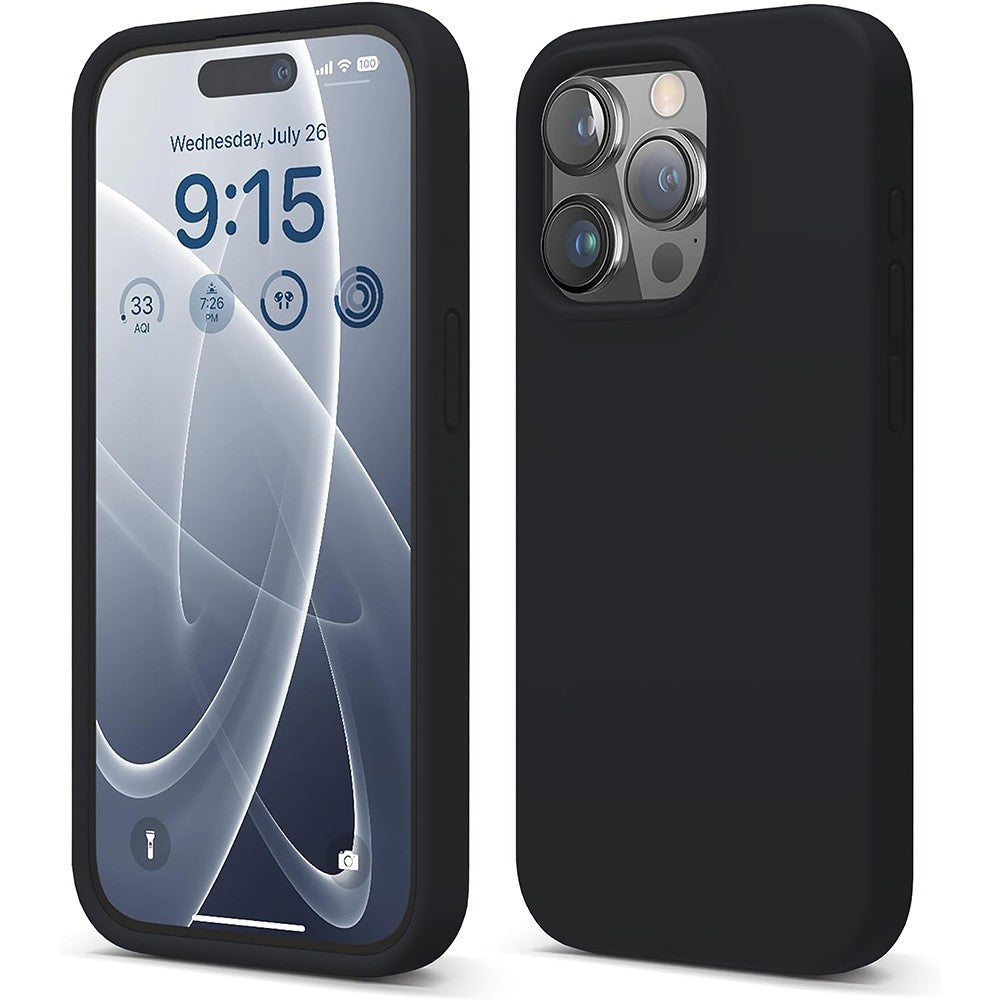 Husa Soft Silicone - iPhone 15 Pro - Negru