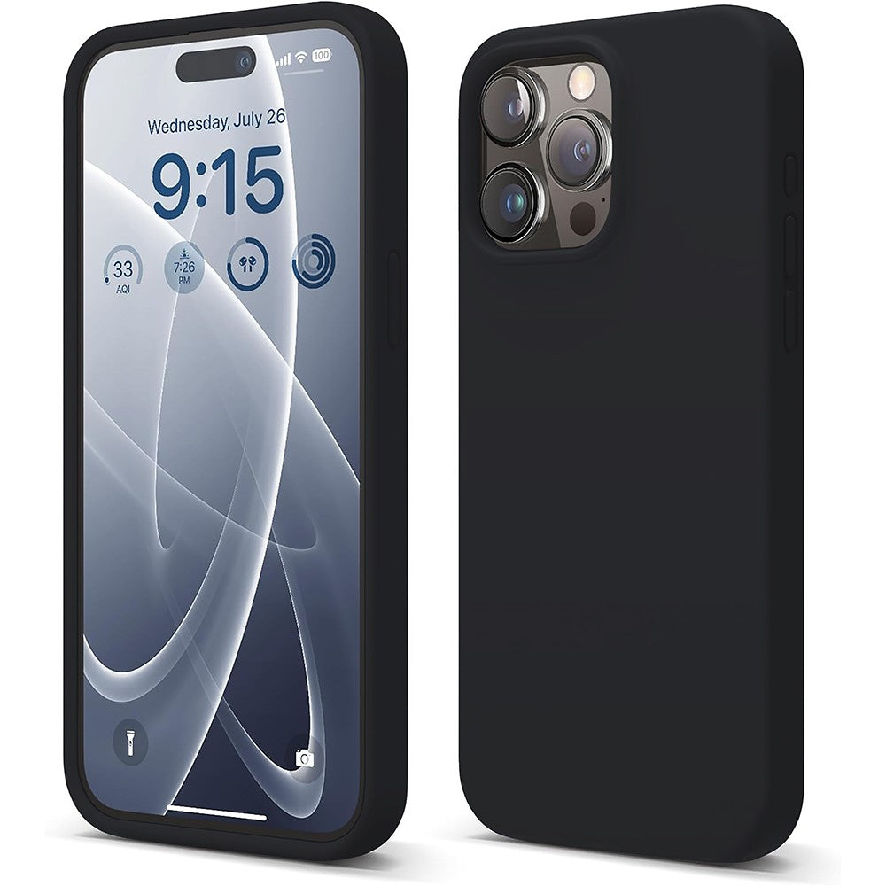 Husa Soft Silicone - iPhone 15 Pro Max - Negru